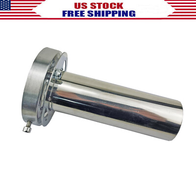 #ad 4.5quot; inch Universal Removable Silencer Adjustable Stainless Exhaust Pipe Muffler $13.19