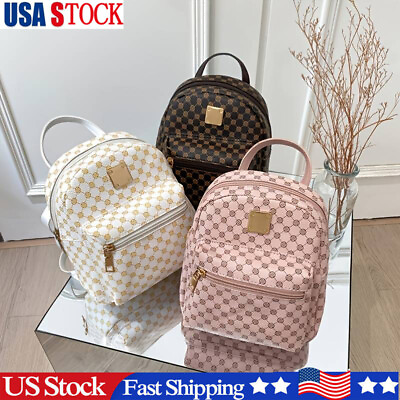 Women#x27;s Mini Backpack Cute Small Student School Bags Adjustable Strap Travel Bag $14.85