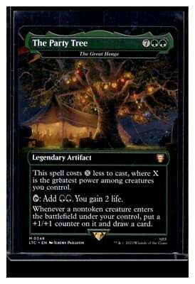 #ad MTG Lord of the Rings Commander #348 The Party Tree Mythic Rare C $59.99