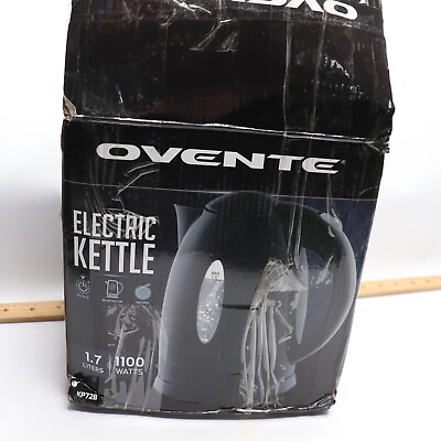 #ad Ovente Electric Kettle Black 1.7L KP72B $17.46
