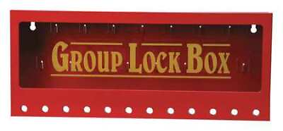 #ad Brady 105715 Group Lockout Box12 Locks MaxRed $150.29