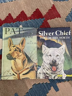 #ad 2 Lot SILVER CHIEF DOG OF THE NORTH PAT a Seeing Eye Jack O#x27;Brien Book Vintage $15.00