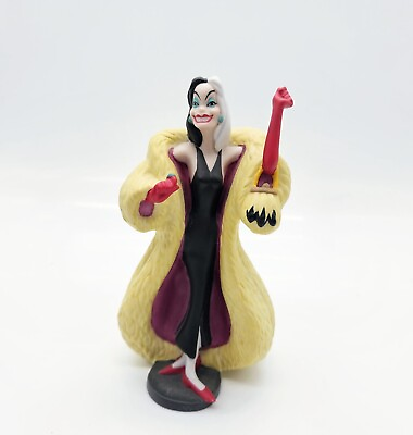 #ad #ad Disney Cruella Deville Ceramic Figurine 101 Dalmatians 6quot; Rare $24.95