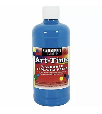 #ad Washable Art Time R Tempera Paint 16oz Neon Blue Daily 🚚💨 $1.28