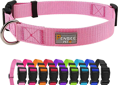 #ad Pink Dog Collar for Small Medium Large Dogs Girls $10.26