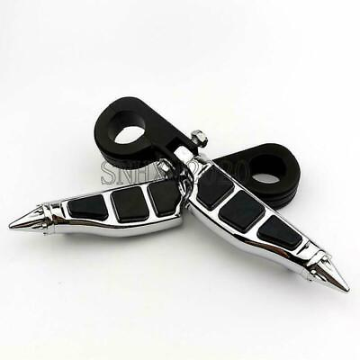 #ad 1 1 4quot; Motorcycle Foot Pegs Mount Clamps For Harley Electra Glide Touring Dyna $59.74