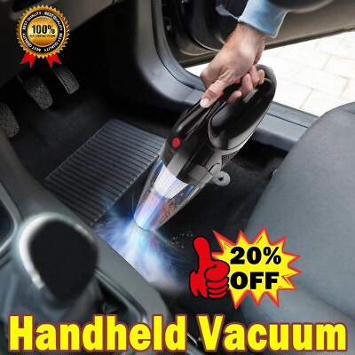 #ad Mini Powerful Handheld Cordless Car Home Vacuum Cleaner Strong Suction Cleaning $31.51