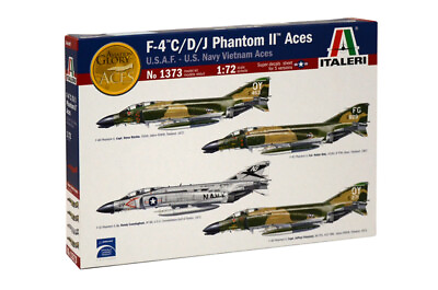 #ad 1:72 Italeri F 4 C D J Phantom Aces Kit IT1373 MMC $25.56