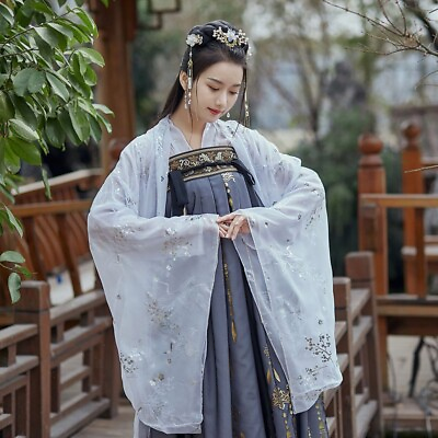 #ad Fairy Hanfu Female Costume Women Beautiful Dance Suit Princess Tang Dynasty Robe $29.99