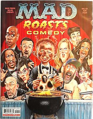 #ad #ad Mad Roasts Comedy Magazine June 2024 New Brand Cover $12.70