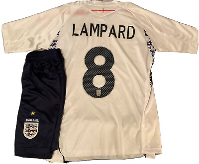 #ad England NT Retro Soccer Jersey Lampard Rooney or Terry Free Shorts and Shipp. $31.99