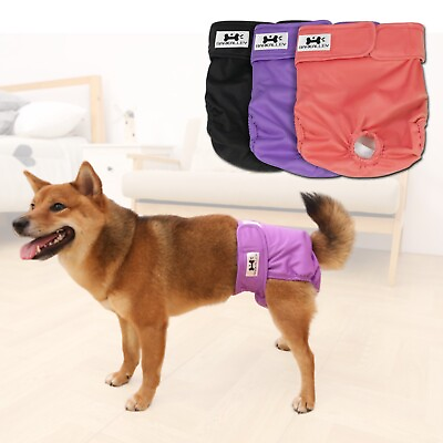 Washable Reusable Pet Dog Diapers 3 pack for Female Dog Diapers $16.95