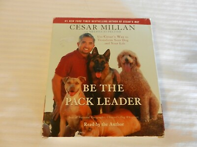 #ad Be the Pack Leader : Cesar Millan 5 CD Audio book set Transform Your Dog $30.00