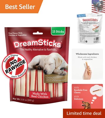 #ad #ad Healthy Dog Chew Sticks Made with Real Chicken amp; Vegetables 15 Count $14.99