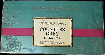 #ad Fortnum and Mason X1 COUNTESS GREY 25 Tea Bags British EXP 6 25 $12.95