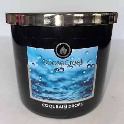 #ad Goose Creek Candle COOL RAIN DROPS 14.5 Oz Triple Wick Candle Up To 50 Hr Burn $23.99