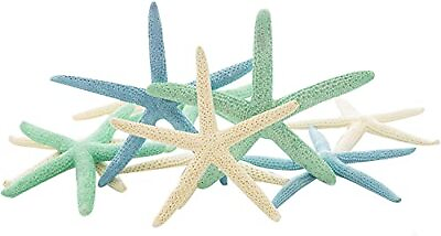 #ad Starfish Decor 10 Pack Green Blue White Assorted Star Fish 24 Inch Starfish For $24.23
