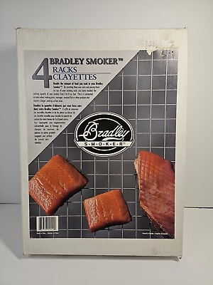 #ad Bradley Smoker Stainless Steel Extra Racks Set of 4 $60.00