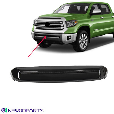 #ad Front Molding Upper Grille Hood Bulge Scoop Gloss BK For 2014 2020 Toyota Tundra $56.99