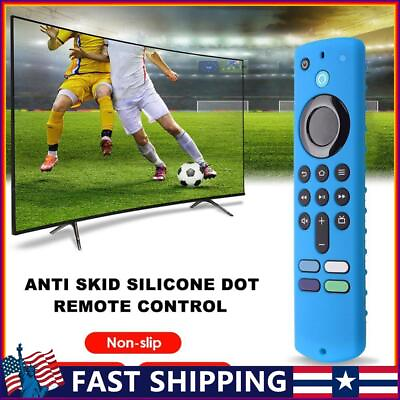 #ad Remote Control Cover w Lanyard for Fire TV Stick 3rd Gen Light Blue $7.49
