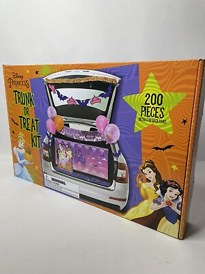 Disney PRINCESS Halloween Trunk or Treat Car Decorations Party Kit 200 Pieces $15.98