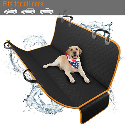 #ad US Waterproof Pet Dog Car Rear Back Seat Cover 600D Protector Hammock Non Slip $44.79