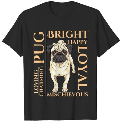 #ad Pug Dog Pug Dog Traits Dog Theme Gift T Shirts Gift For Woman and Man Unisex $19.95