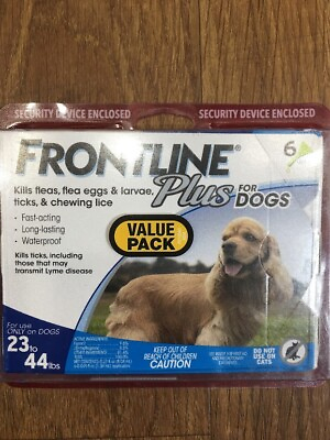 #ad Frontline Plus for Dogs 23 44lbs 6 Month Supply #8107 $35.99