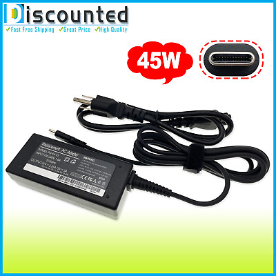 #ad USB Type C AC Adapter Charger For Dell Chromebook 13 3380 11 5190 3100 Laptop $12.99