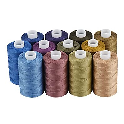 #ad All Purposes Cotton Quilting Thread 50WT 3 Plies for Piecing Sewing Embroider $31.46