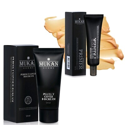 #ad MUKAN Homme Perfect BB Cream N.23Pore Cover Primer 30ml Oily Uneven Skin Men $49.90
