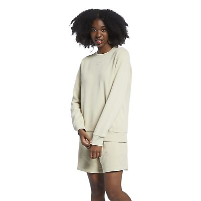 #ad Reebok Plus Size Classics Sweatshirt Stucco Womens Clothing Beige Size 4X $44.99
