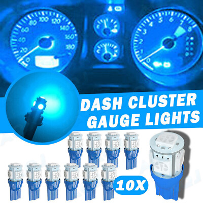 #ad For 55 1972 Chevy LED Dash Instrument Panel Cluster Gauges Blue Light Bulbs $9.27