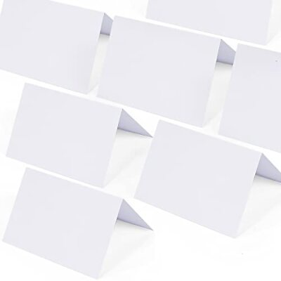 #ad Place Cards for Table Setting 50 Pack White Blank Tent Place Cards for Wedd... $12.06
