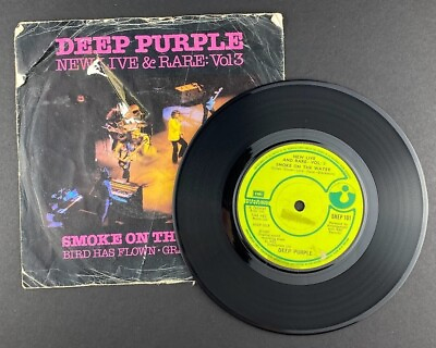 #ad Deep Purple • New Live amp; Rare Vol. 3 • UK Press 7quot; 45 RPM Single EP Record HTF $9.99
