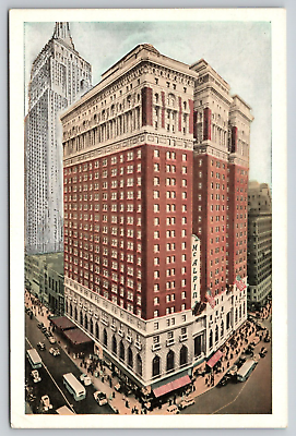 #ad Postcard NY New York Hotel McAlpin WB UNP A3 $4.21