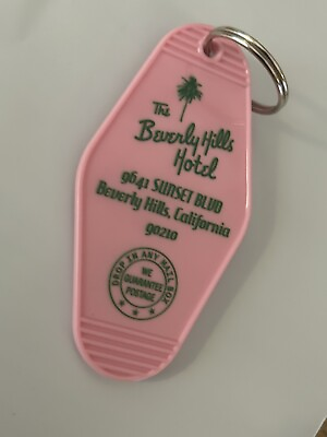 #ad Pink Beverly Hills Hotel Keytag $6.99