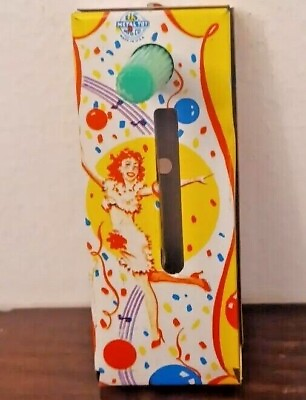 #ad Vintage Tin Toy Party Noise Maker U.S. Metal Toy MFG. Co. Music Notes Man Woman $11.50