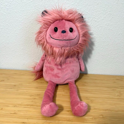 #ad Jellycat Jinx Monster Pink Plush Stuffed Animal Bubble Gum Pink Soft 18quot; $29.99