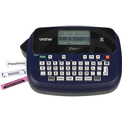 #ad P touch PT 45M Personal Handheld Label Maker Prints 1 or 2 Lines of Text $30.86