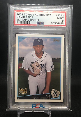 #ad 2009 Topps JCPenny Exclusive David Price PSA 9 Rookie Card #JCP2 TB Rays RC $19.99