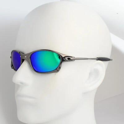 #ad X metal Juliet Cyclops Sunglasses Ruby Polarized Lenses Titanium Goggles Uv400 $28.99