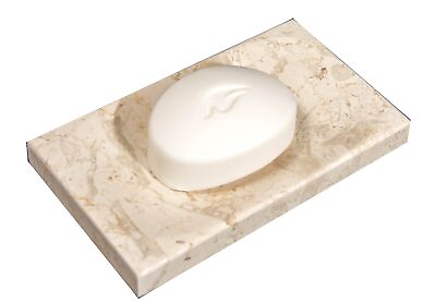 #ad CraftsOfEgypt Beige Marble Soap Dish Polished and Shiny Marble Dish Holder ... $29.79