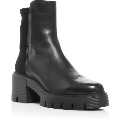 #ad Stuart Weitzman Womens Soho Black Ankle Booties Shoes 6.5 Medium BM BHFO 6123 $339.99