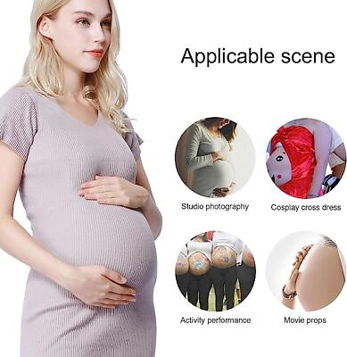 #ad Artificial Baby Tummy Belly Fake Pregnancy Pregnant belly breathable Lightweight $39.98
