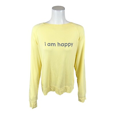 #ad Peace Love World quot;I Love Usquot; Comfy Mommy Top Solid Pale Banana Medium Size $17.50