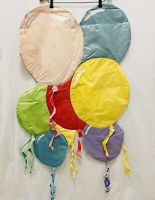 #ad Birthday Celebration Balloons Yard Flag 23quot;X40” Large Double Sided Embroidered $19.99