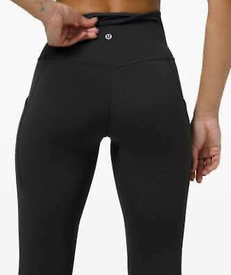 #ad Lulu Align Yoga Pants 25quot; Black High Rise Women Leggings Full Size NWT $31.99