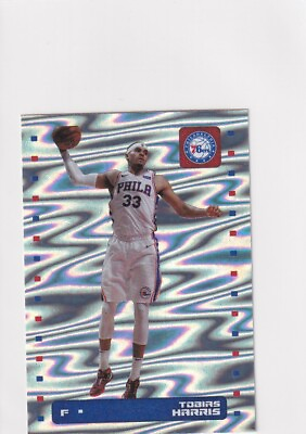 #ad 2019 20 PANINI HOLO SILVER PARALLELS TOBIAS HARRIS NBA STICKER CARD Y1253 $2.97