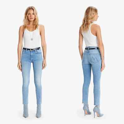 #ad #ad Mother The Mid Rise Dazzler Ankle Fray Jeans Dropping In Size 31 Straight Leg $189.00